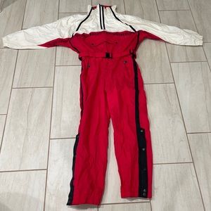 TYROLIA One piece Snow Suit Apres Ski Bib Snowsuit VTG 80s.
